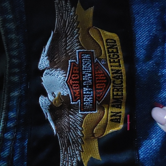 Harley-Davidson denim vest size XXL - Picture 4 of 9